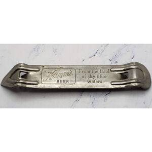 Vintage Hamm's Beer From the Land of Sky Blue Waters Metal Can Bottle Opener